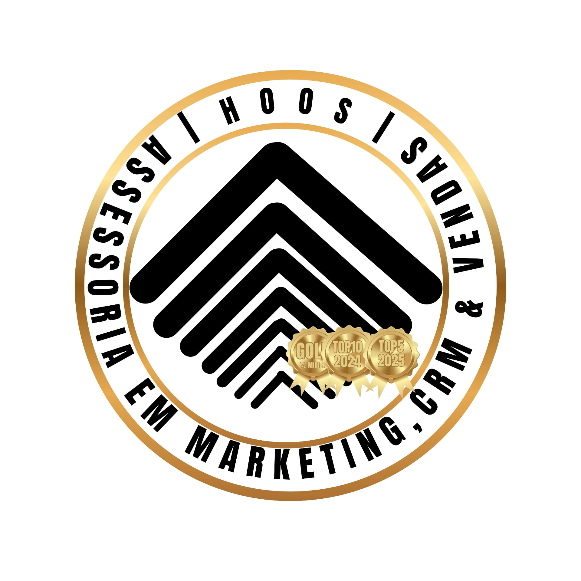 Selo Hoos — assessoria em marketing, CRM e vendas